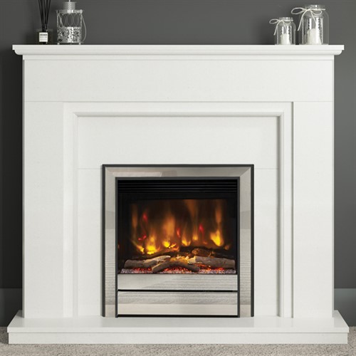 Elgin Hall Willaston Marble Electric, Marble Electric Fireplace Suites