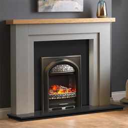 PureGlow Hanley Painted Fireplace - Grey