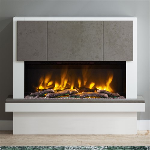 Elgin & Hall Pryzm Caselli Electric Fireplace Suite