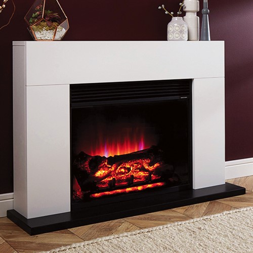 Suncrest Lindale Electric Fireplace, Slim Electric Fireplace Suite