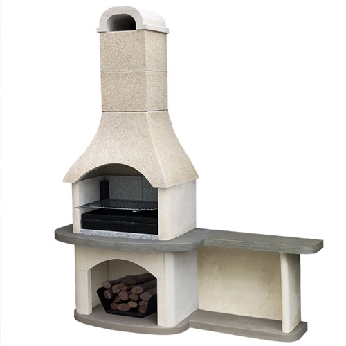 Verona Masonry Barbecue with Side Table