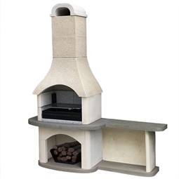 Verona Masonry Barbecue with Side Table