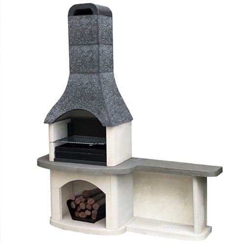 Sorrento Masonry Barbecue with Side Table