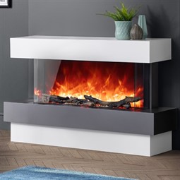 AGA Rayburn Stratus Tru View 100 Electric Fireplace Suite