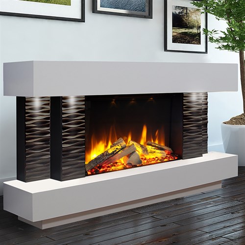 Celsi Ultiflame VR Toronto S-600 Illumia Electric Fireplace Suite