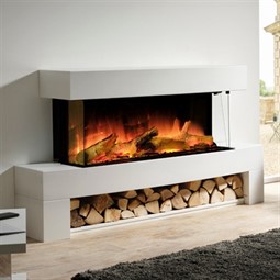 Flamerite Fires Atlas 1000 Floor Standing Electric Fireplace Suite