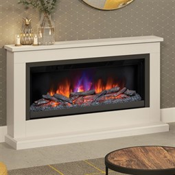 FLARE Collection by Be Modern Hansford Grande Electric Fireplace Suite