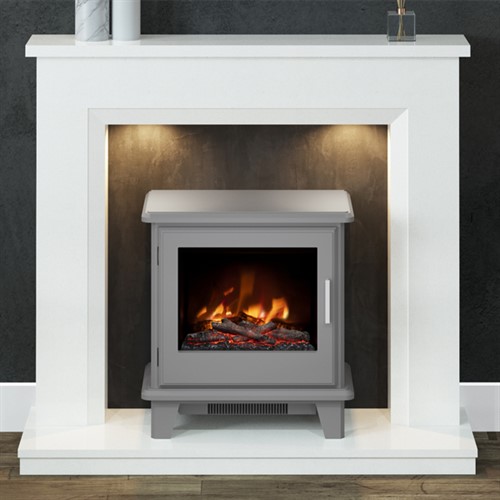 FLARE Millgate Marble Inglenook Fireplace Suite
