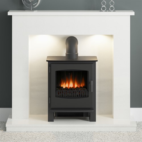 FLARE Collection by Be Modern Allensford Marble Inglenook Fireplace Suite