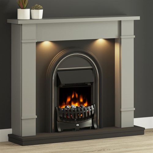 FLARE Broadwell Electric Fireplace Suite
