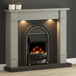 FLARE Broadwell Electric Fireplace Suite