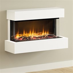 FLARE Collection by Be Modern Avant 750 Wall Mounted 3-Sided Electric Fireplace