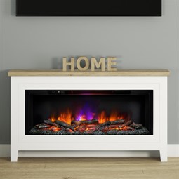FLARE Poulton Electric Fireplace Console Unit