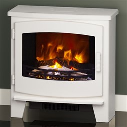 FLARE Beacon Large Electric Stove - Ash White