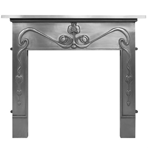 Carron Art Nouveau Cast Iron Fireplace