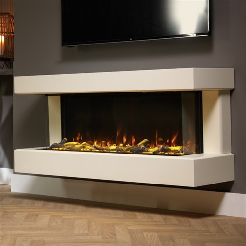 ACR Brindley Wall Hanging Fireplace Suite with PR-1200e Electric Fire -  Hotprice.co.uk