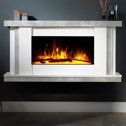 Flametek Juno Electric Fireplace Suite