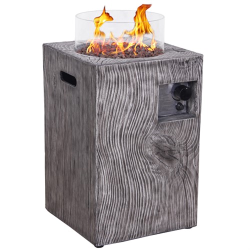 Verano Column Outdoor Gas Fire Pit