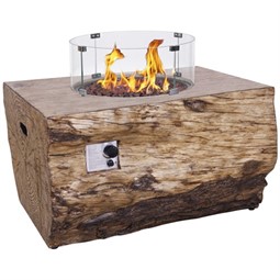 Verano Square Outdoor Gas Fire Pit Table