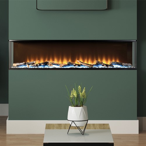 FLARE Invision 1250 1-2-3 Sided Electric Fire