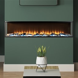 FLARE Invision 1250 1-2-3 Sided Electric Fire