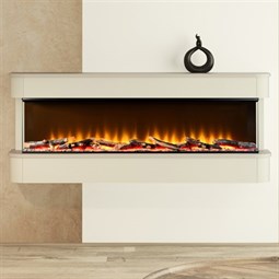 FLARE Juliette 1250 Wall Mounted Electric Fireplace Suite