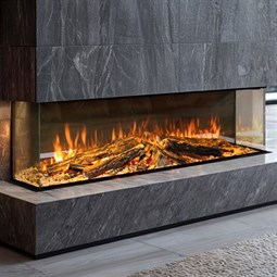 Celsi Electriflame DLX 1250 1-2-3 Sided Electric Fire