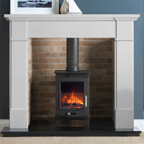 Penman Velletri Agean Limestone Fireplace