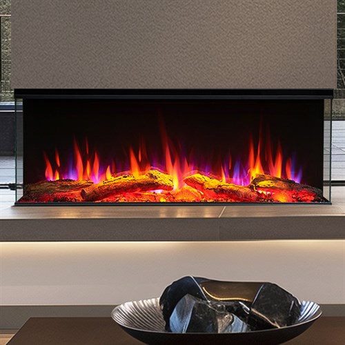 BlazeBright Oxford Deep Lux 1100 1-2-3 Sided Electric Fire
