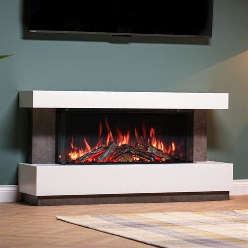 Vision E-Line Solus VS100 Nira Electric Fireplace Suite
