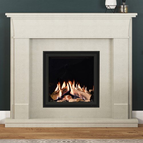 Elgin & Hall Erdington 600CF Marble Gas Fireplace Suite