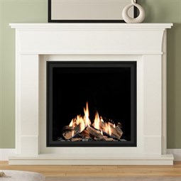 Elgin & Hall Erdington 750CF Marble Gas Fireplace Suite