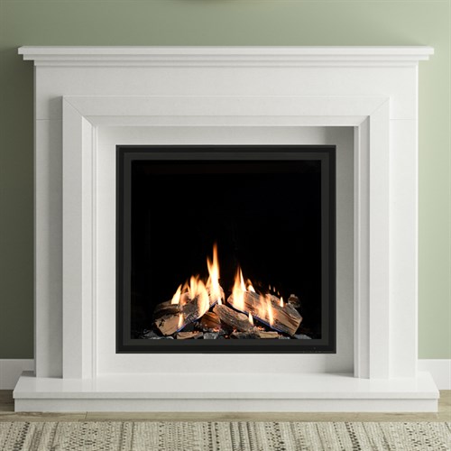 Elgin & Hall Alford 750CF Marble Gas Fireplace Suite