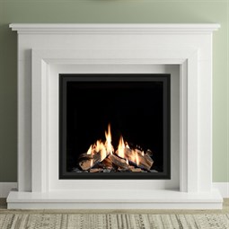 Elgin & Hall Alford 750CF Marble Gas Fireplace Suite