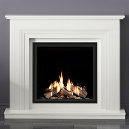 Elgin & Hall Seaton 750CF Marble Gas Fireplace Suite