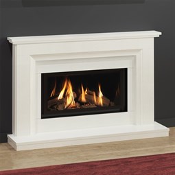 Elgin & Hall Adele 800CF Marble Gas Fireplace Suite
