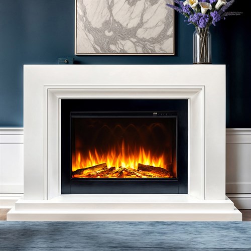 Celsi DLX Navarro Electric Fireplace Suite