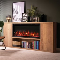 FireFX Venezia Oak Effect Media Suite for Atmos 105 Electric Fire