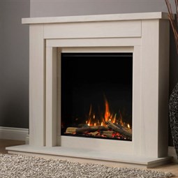 PureGlow Hanley Limestone with Chelsea 750VS Electric Fireplace Suite