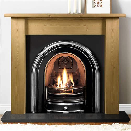 Gallery Lincoln Wooden Fireplace