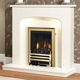 FLARE Tasmin Marble Fireplace Suite