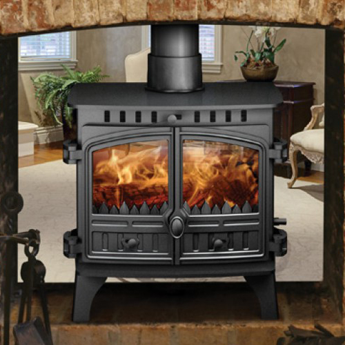 Hunter Herald 8 Double Sided Wood Burning / MultiFuel Stove Hotprice