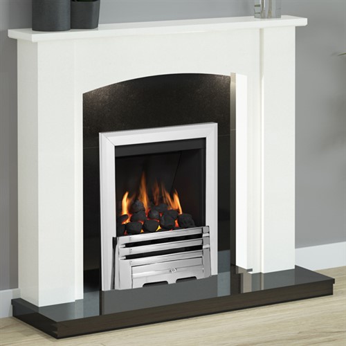 FLARE Collection by Be Modern Somerton Marble Fireplace Suite