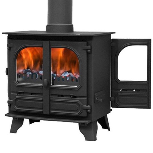 Dunsley Highlander 8 Double Sided Wood Burning / MultiFuel Stove