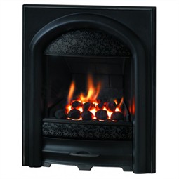 Pureglow Juliet Gas Fire - Pure Black