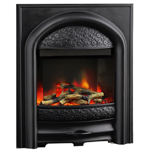 Pureglow Juliet Illusion Electric Fire - Pure Black