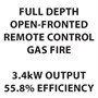 Efficiency Plus Open-Fronted - Remote