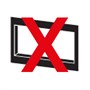 X No Frame