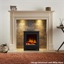 Chicago Brick with Rock Stone Tiled Hearth