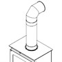 Dummy Flue Pipe (colour matched)